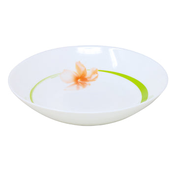 4Pcs Luminarc Sweet Impression 20cm Floral White Soup Plate