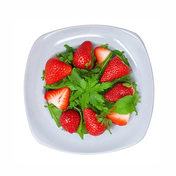 22.5cm Ceramic White Square Dessert Plate
