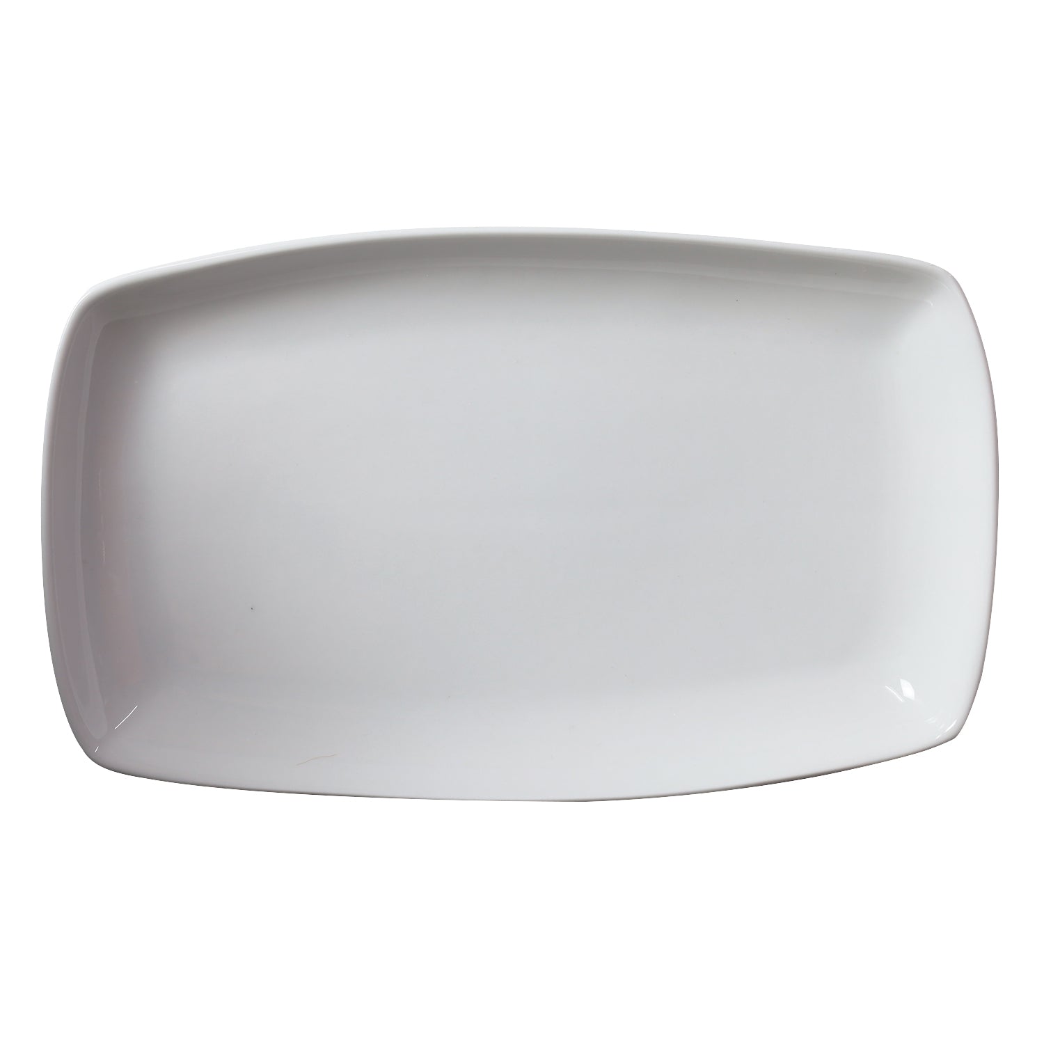 29cm White Oblong Porcelain Serving Platter