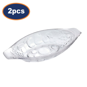 2Pcs Luminarc Banana Split Dish