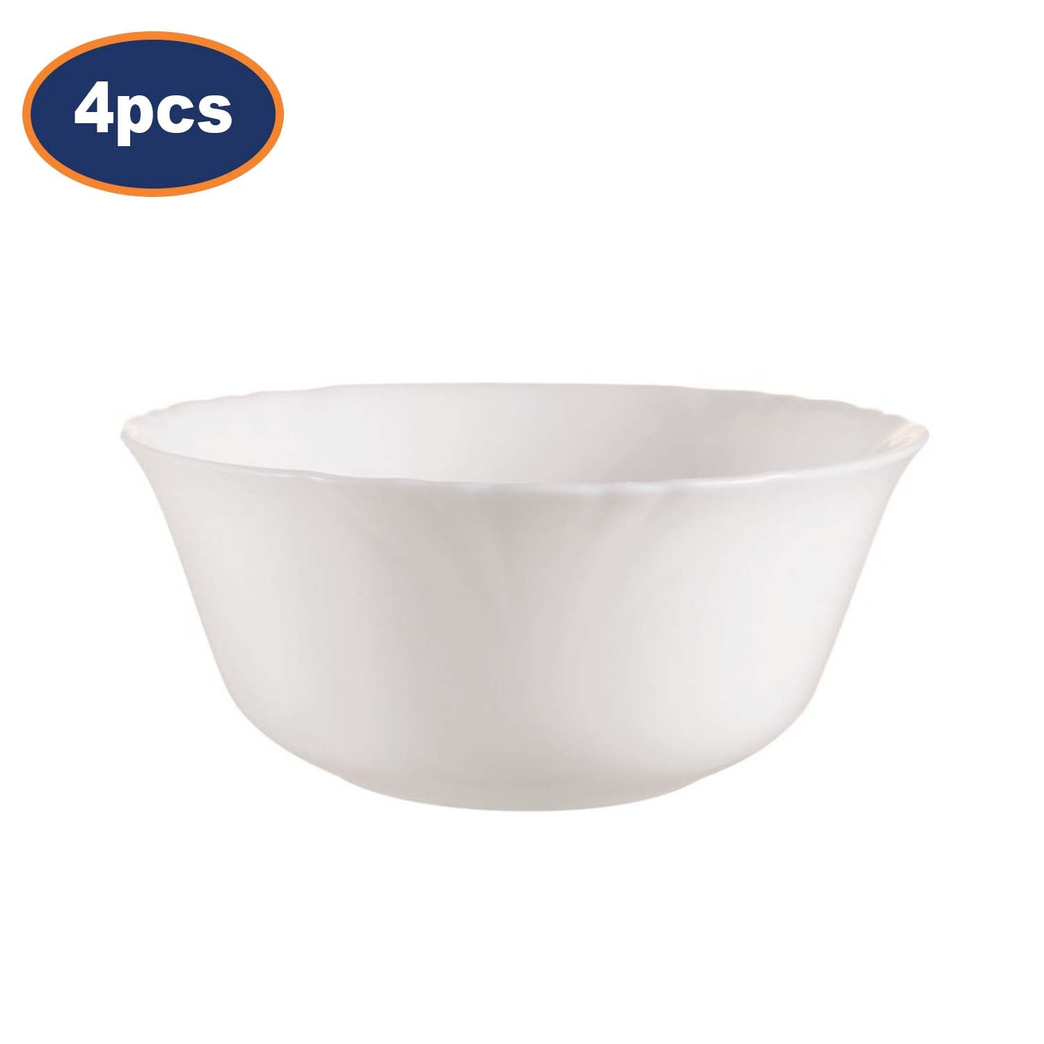 4Pcs Luminarc Tempered 12cm Small Food Soup Cadix Round Bowl