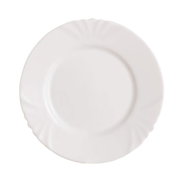 Luminarc Cadix 19.5cm Opal Glass White Side Food Server Plate
