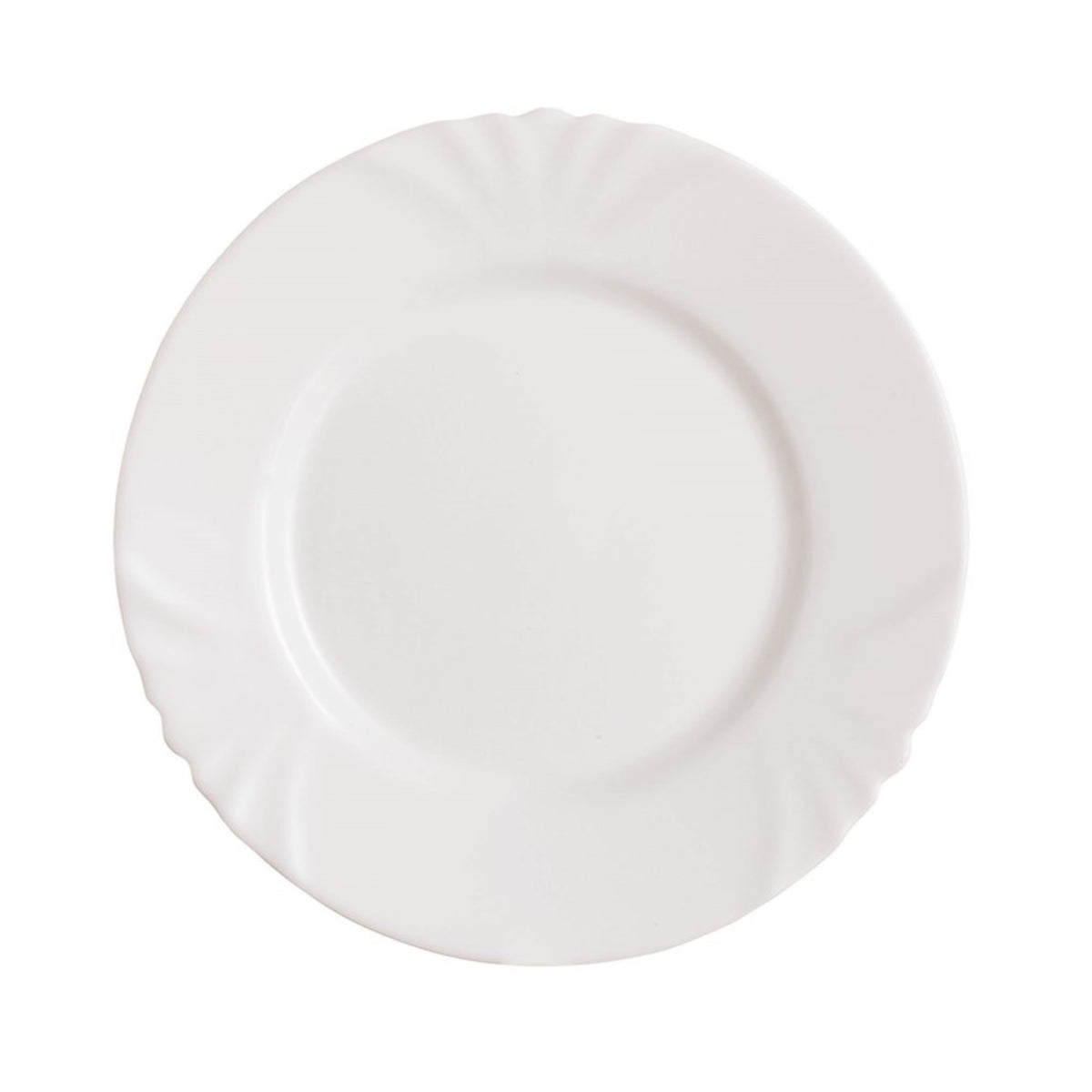 Luminarc Cadix 19.5cm Opal Glass White Side Food Server Plate
