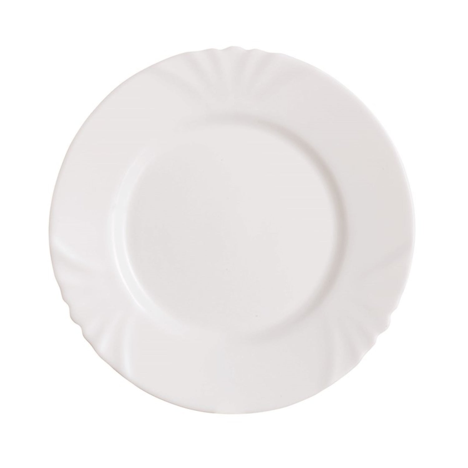 Luminarc Cadix 19.5cm Opal Glass White Side Food Server Plate