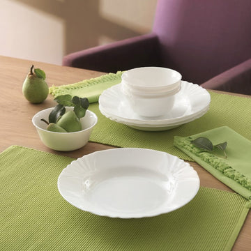 4Pcs Luminarc Cadix 22.5cm Round Soup Plate