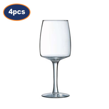 4Pcs Luminarc 240ml Stemmed Wine Glass