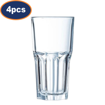 4Pcs Arcoroc Granity 310ml Highball Glass