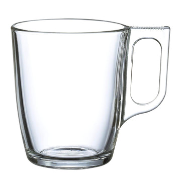 4Pcs 250ml Clear Glass Mugs