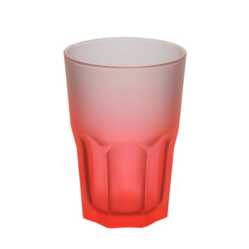 6Pcs Luminarc 370ml Frosted Gradient Tumbler Glass
