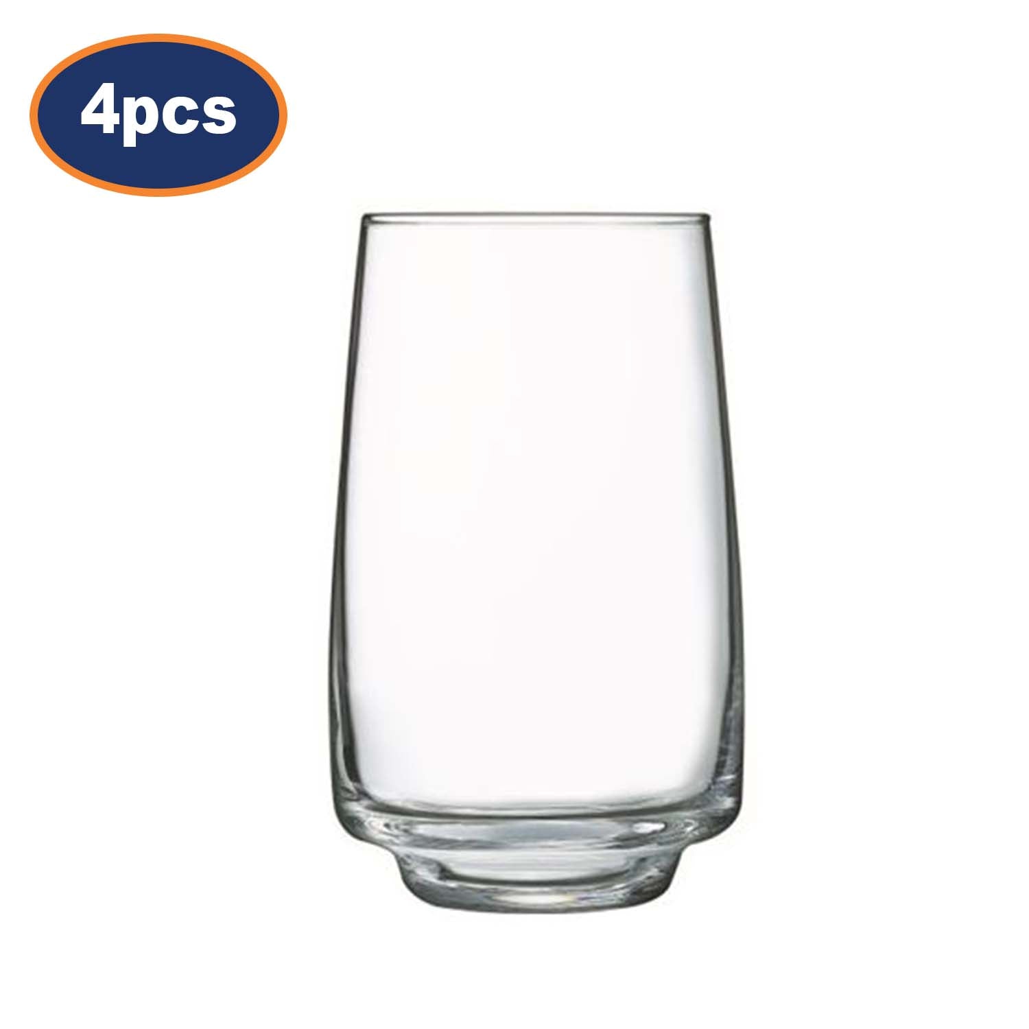 4Pcs Luminarc 350ml Highball Glass