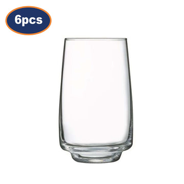 6Pcs Luminarc 350ml Highball Glass