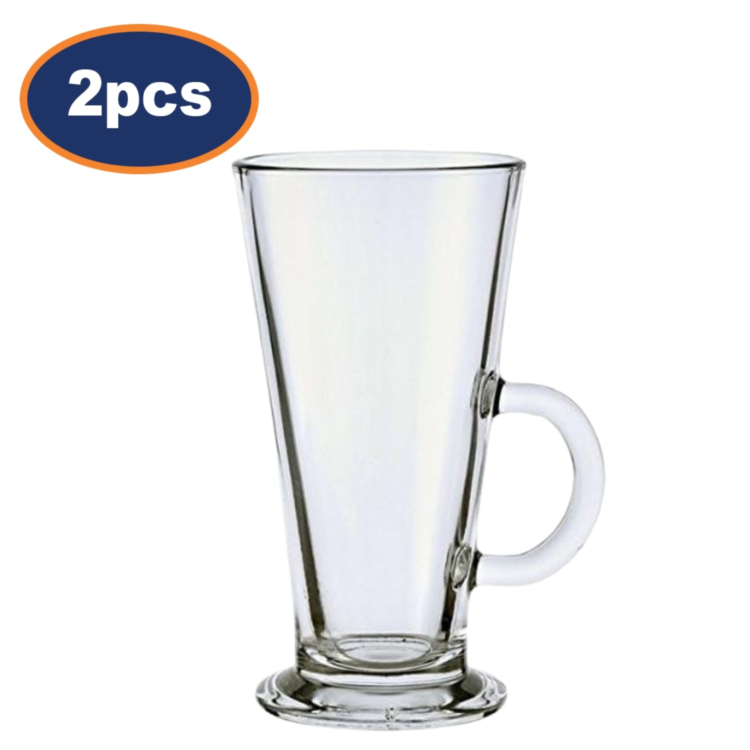 2Pcs 290ml Luminarc Latte Glass