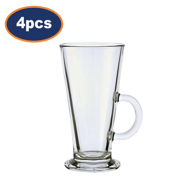 4Pcs 290ml Luminarc Latte Glass