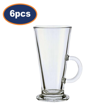6Pcs 290ml Luminarc Latte Glass