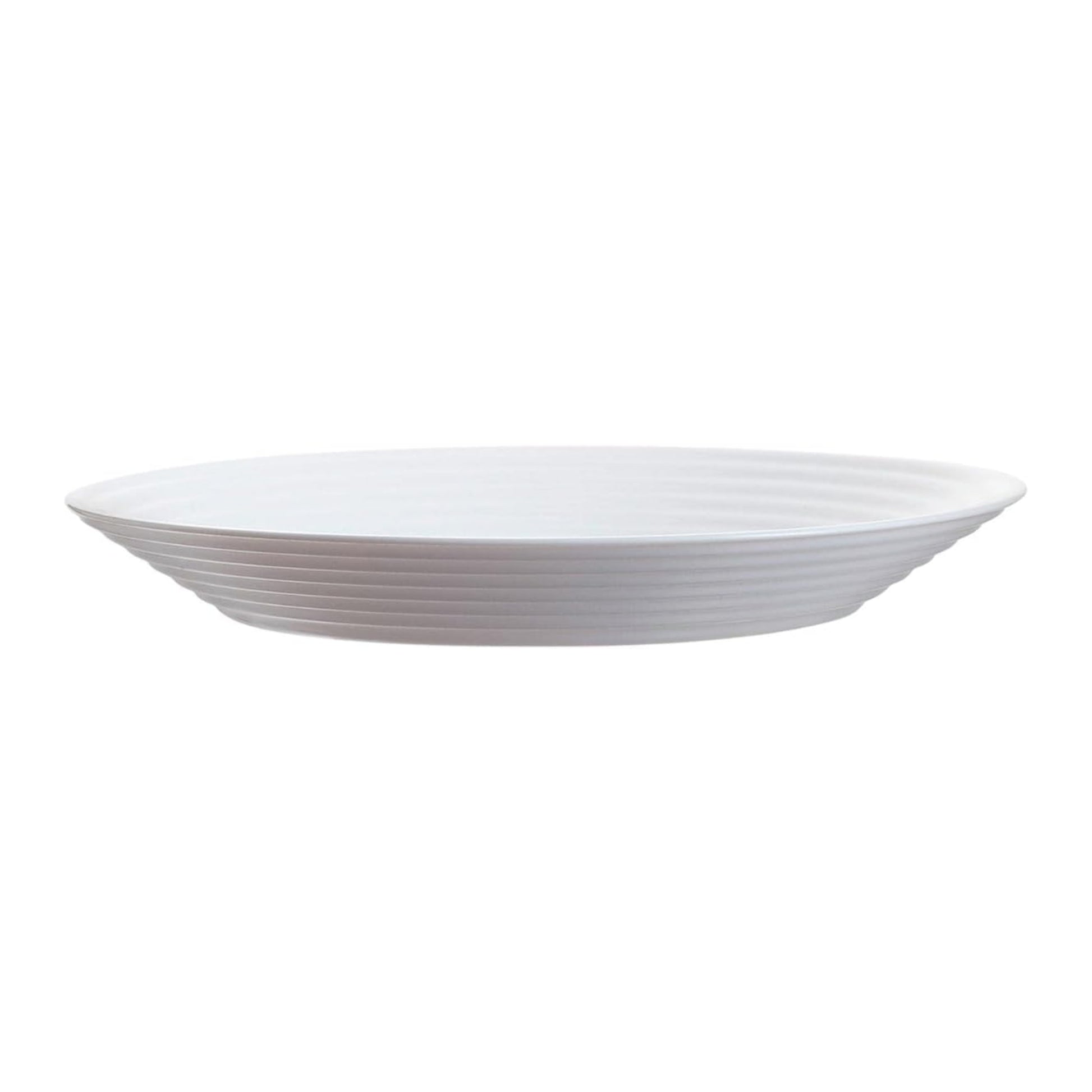 Luminarc Harena 23.5cm White Opal Glass Soup Plate