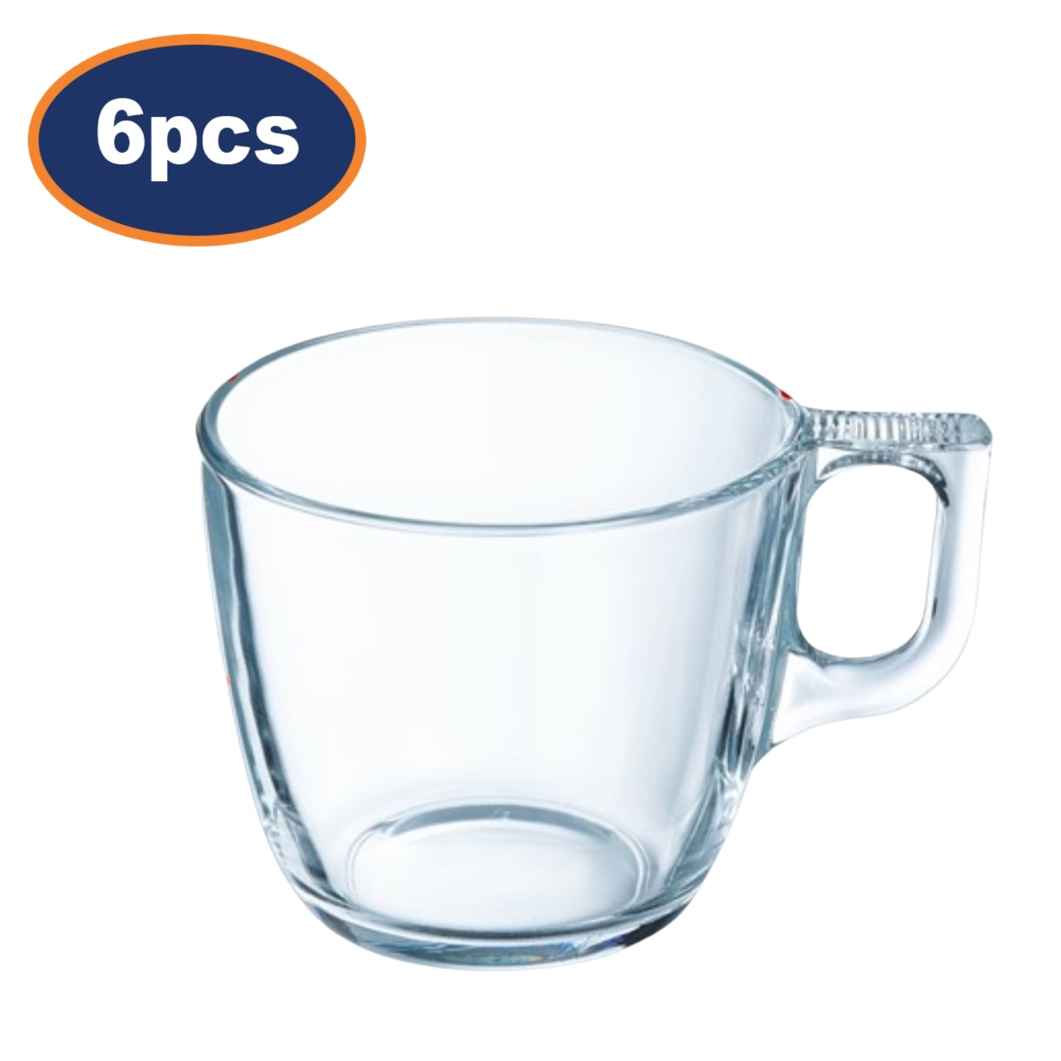 6Pcs 220ml Luminarc Nuevo Glass Cup