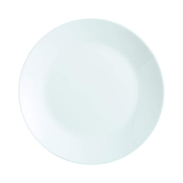 Luminarc Zelie 25cm White Glass Dinner Plate
