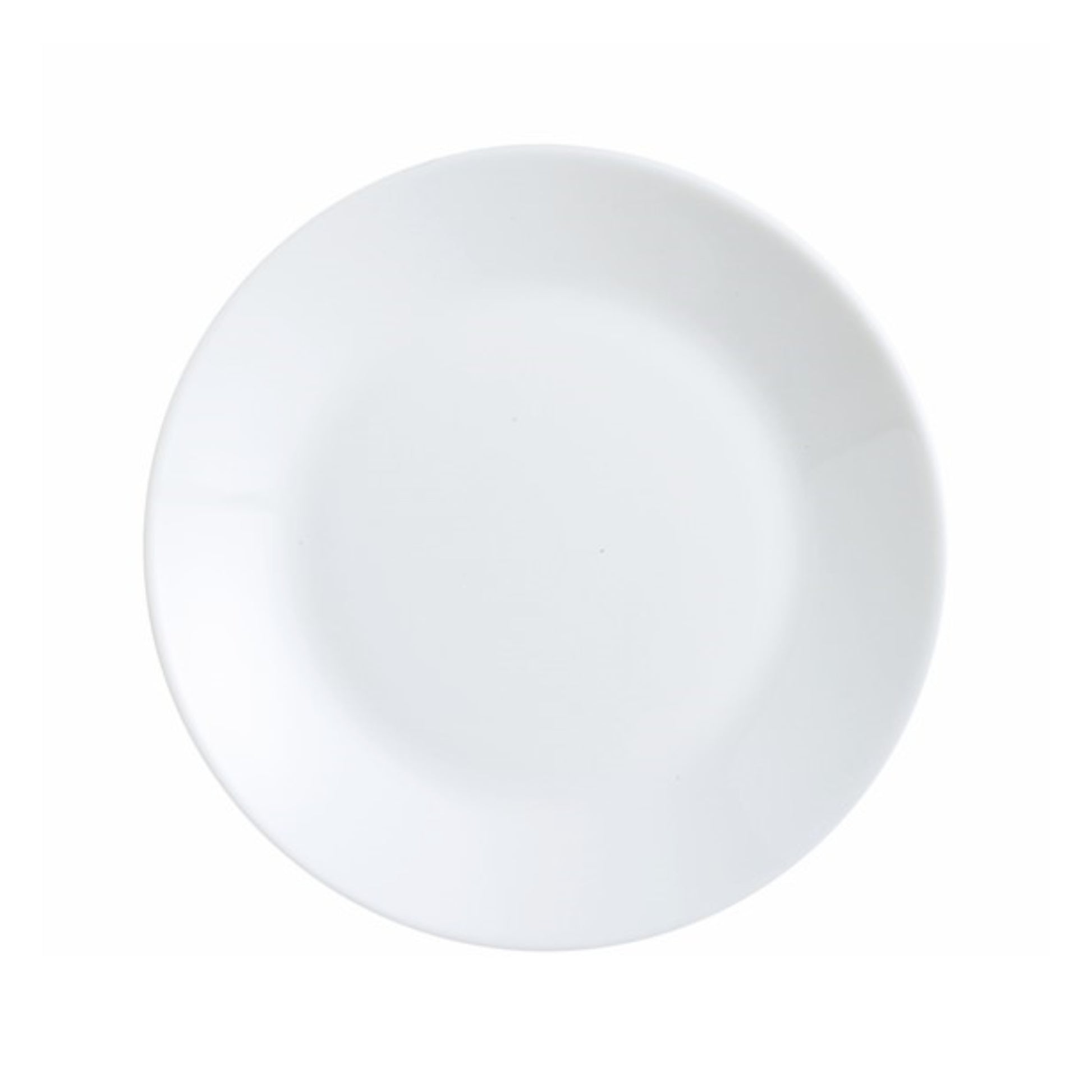 Luminarc Zelie Dessert Plate Glass 18cm White Microwave Safe Dishwasher Safe