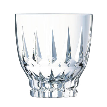 4Pcs Crystal Style Old Fashioned 320ml Whiskey Glass Set