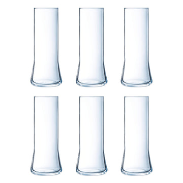 Arcoroc 6Pcs 470ml Clear Beer Glasses