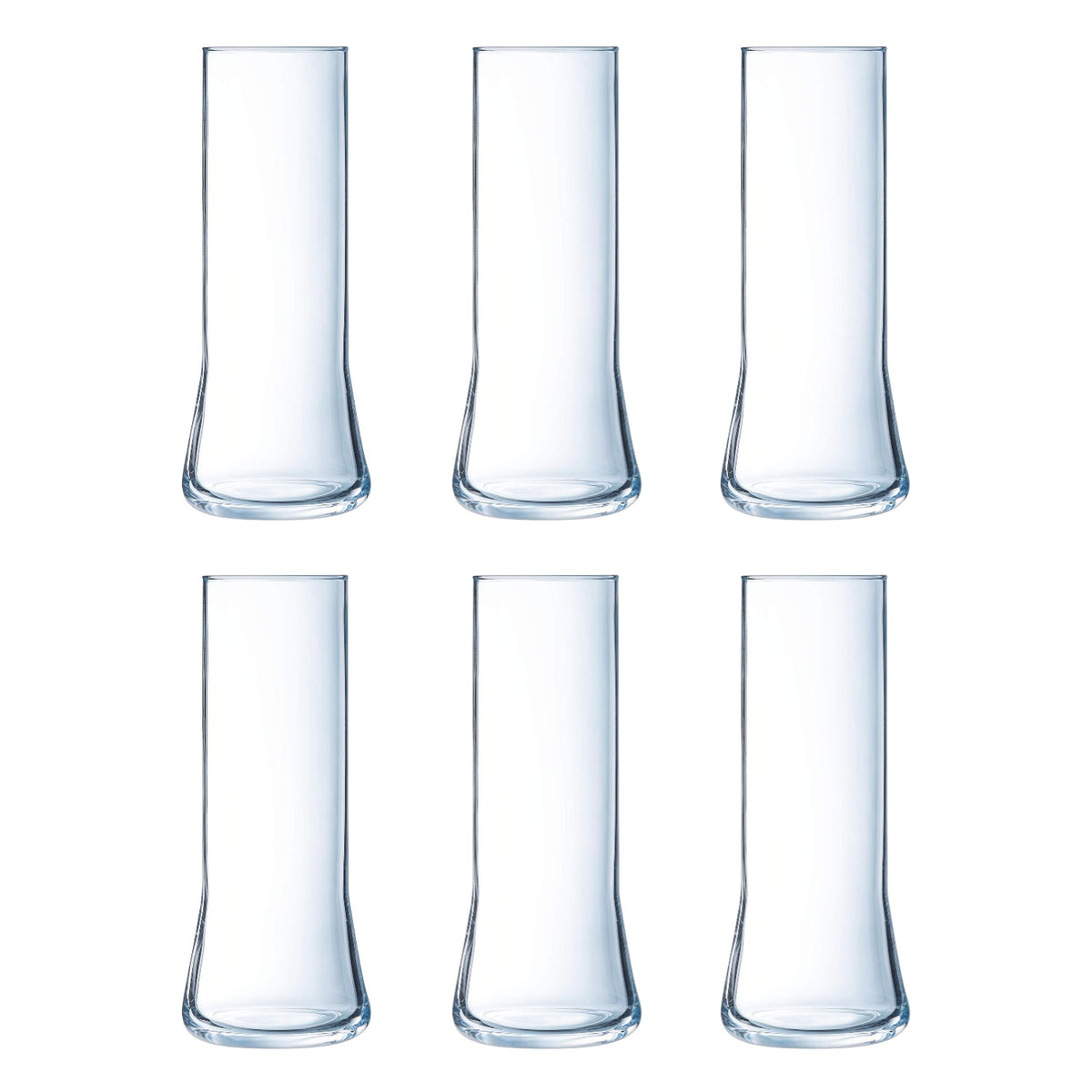 Arcoroc 6Pcs 470ml Clear Beer Glasses