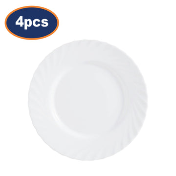 4Pcs Luminarc Trianon 24cm Food Round Plate Table Dining Server