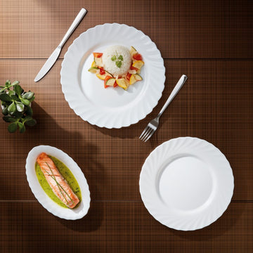 Luminarc Trianon 24cm Food Round Plate Table Dining Server