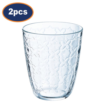 2Pcs Luminarc 300ml Concepto Riad Clear Drinking Glass