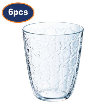 6Pcs Luminarc 300ml Concepto Riad Clear Drinking Glass