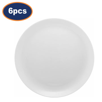 6Pcs Luminarc Diwali 27cm Round Grey Granite Dinner Plate