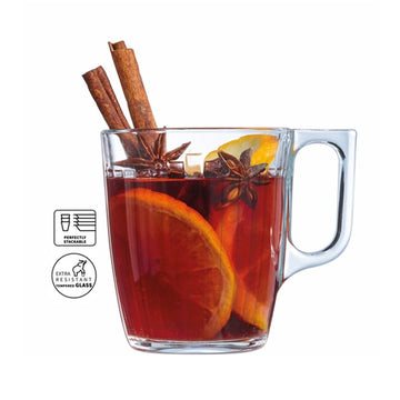4Pcs 230ml Luminarc Grand Central Mug
