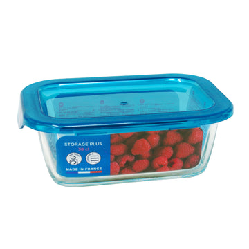 4Pcs Luminarc Glass Food Storage Plus Container With Lid