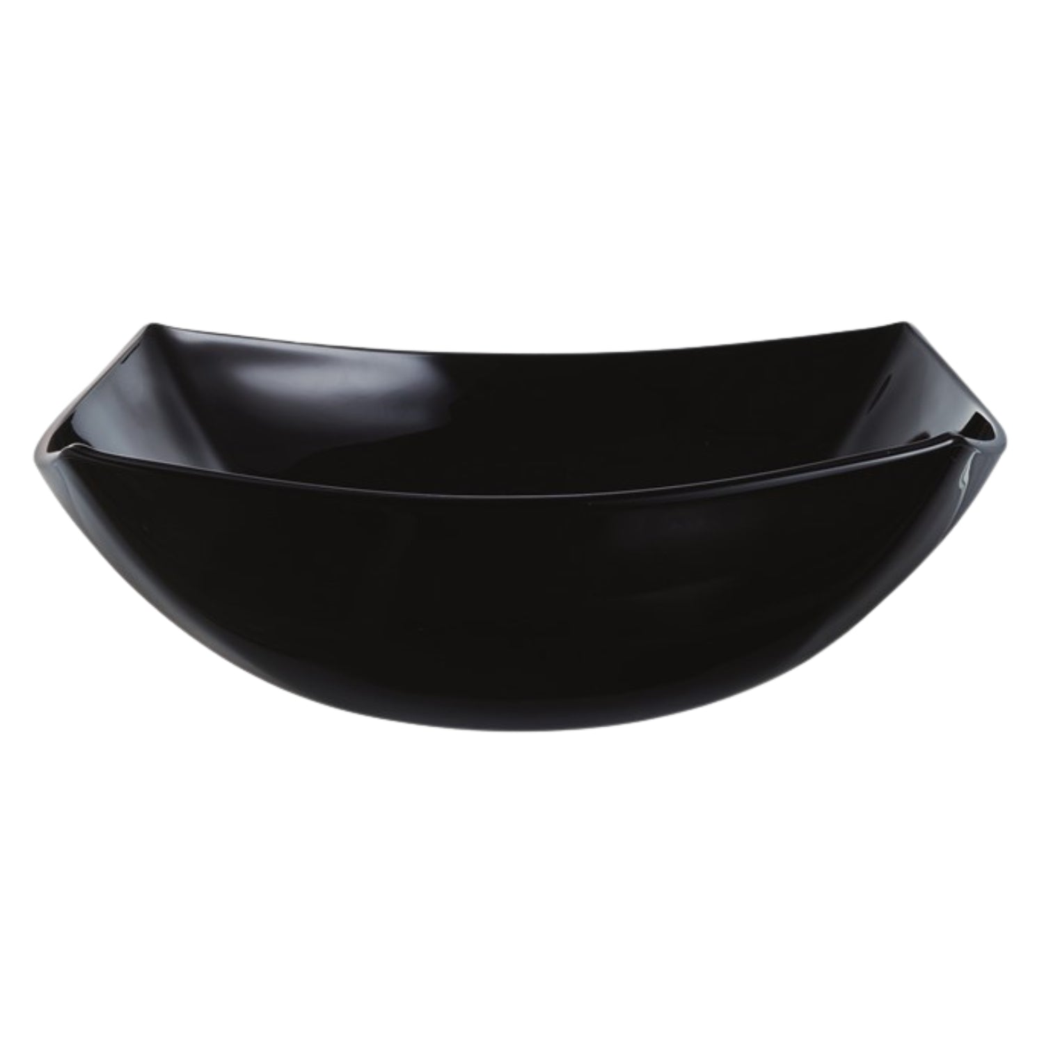 Arc 24cm Opal Glass Black Delice Blanc Square Deep Salad Bowl