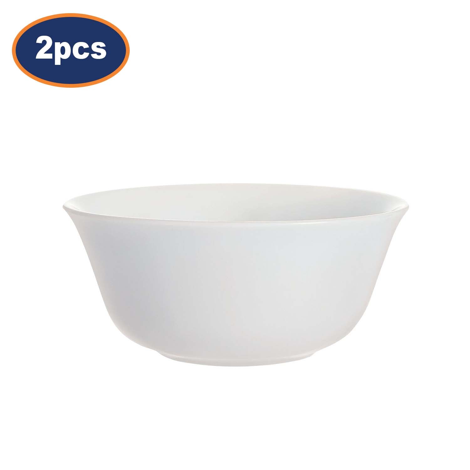 2Pcs Luminarc Tempered 12cm Small Food Soup Carine Round Bowl