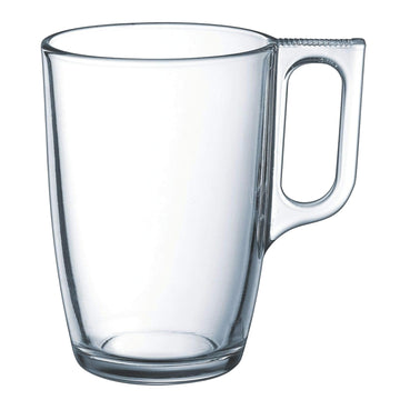4Pcs 320ml Clear Glass Mugs