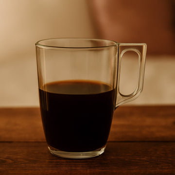 320ml Clear Glass Mugs