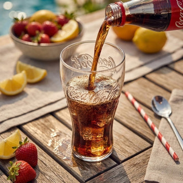2Pcs 320ml Official Coca Cola Contour Clear Highball Glass