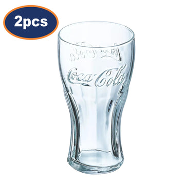 2Pcs Official Coca Cola Contour 570ml Highball Drinking Glass