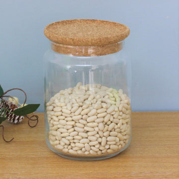 2 Litres Luminarc PURE Glass Jar Cork Lid