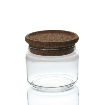500ml Luminarc PURE Glass Jar Cork Lid