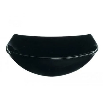 Luminarc 20cm Quadrato Black Tempered Glass Soup Plate