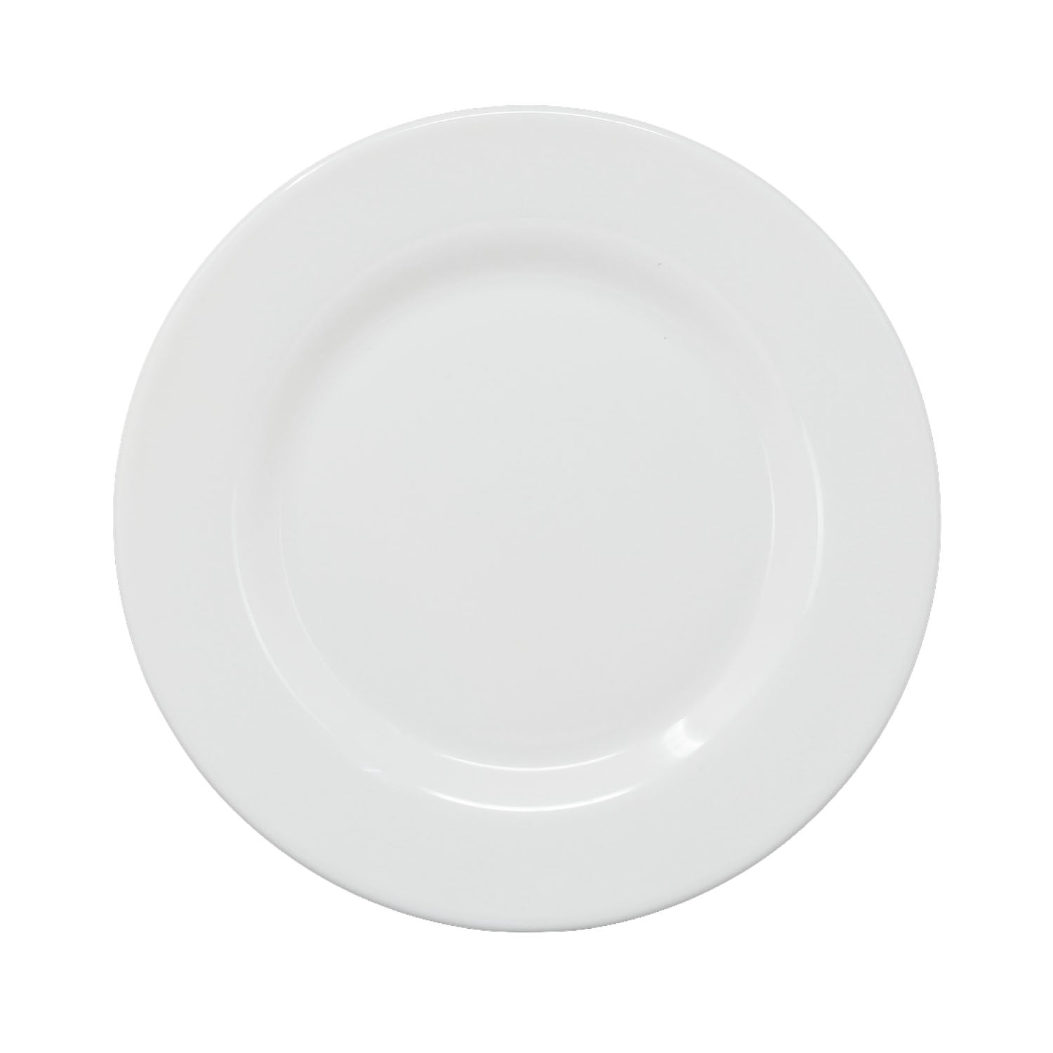 31cm White Round Glass Zenix Intensity Dinner Plate