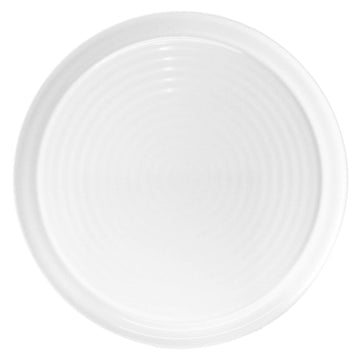 10pcs 32cm Narrow Rimmed White Porcelain Pizza Serving Dish