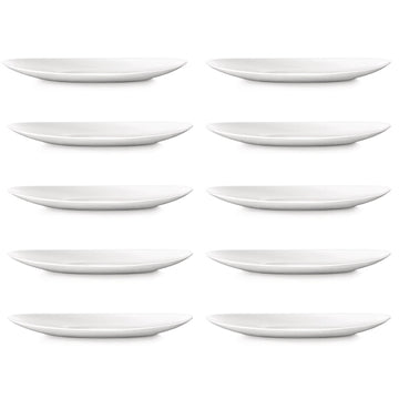 10Pcs 30cm White Oval Glass Zenix Intensity Steak Plate