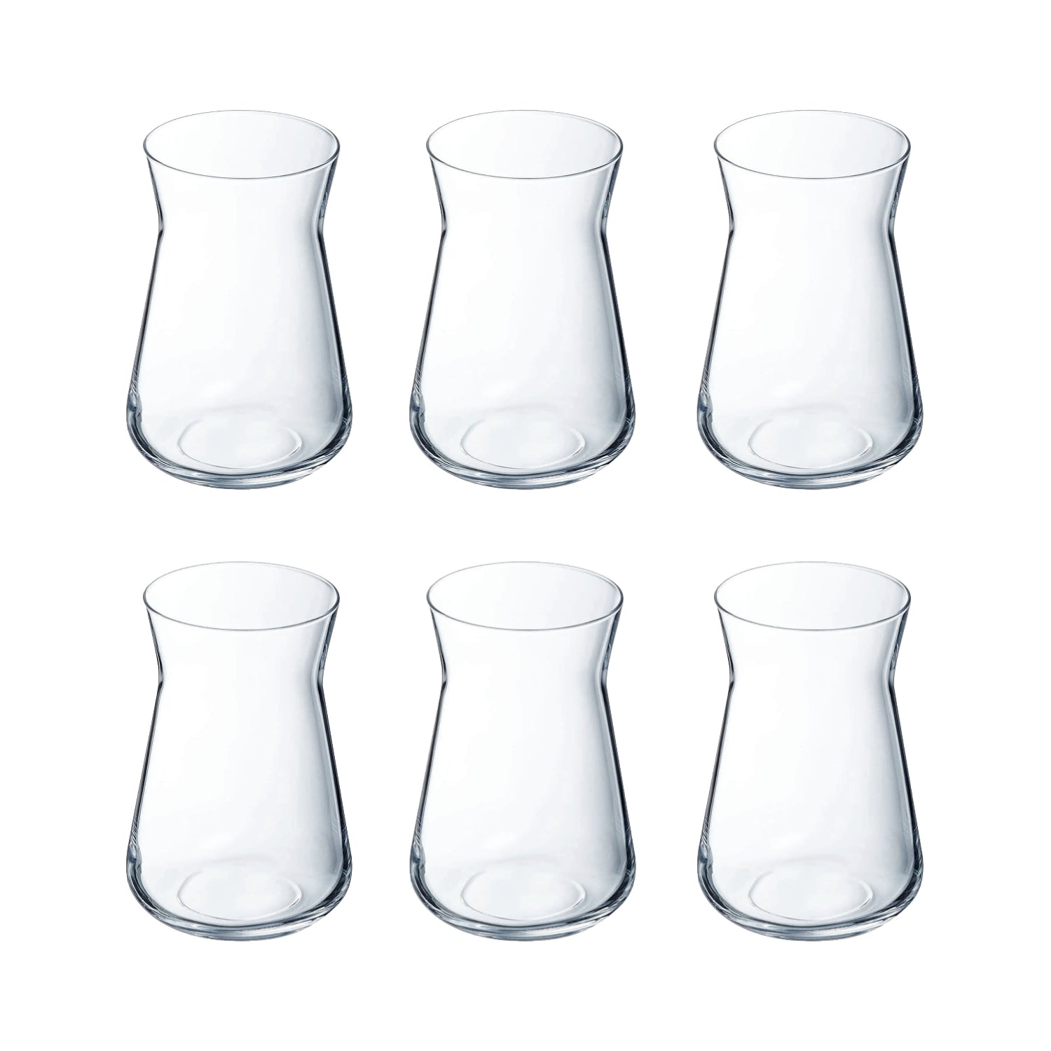 6Pcs 350ml Arcoroc Fusion Tumbler Glass Set
