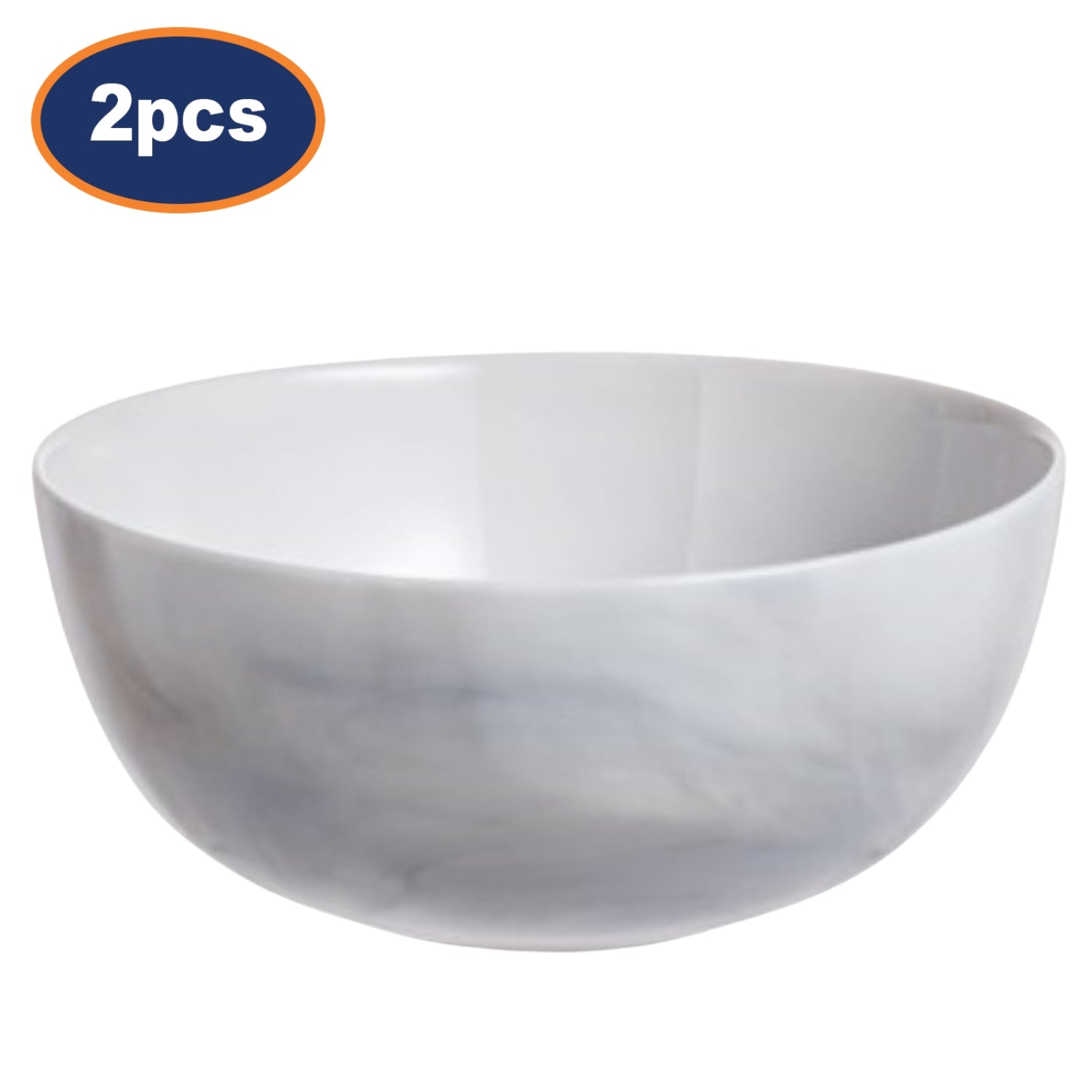 2Pcs Luminarc 12cm Diwali Granite Marble Salad Bowls