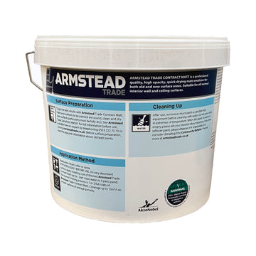 Armstead Trade Contract Matt Emulsion Paint - Magnolia 10L