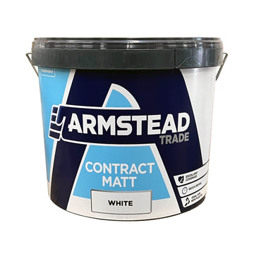 Armstead Trade Contract Matt Emulsion Paint - White 10L