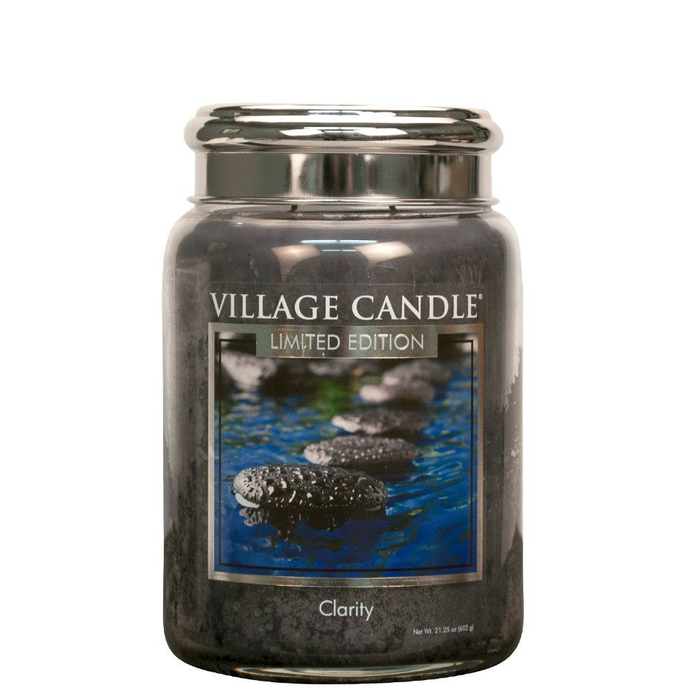 Clarity Scented Village Candle Bergamot And Citrus Fragrance