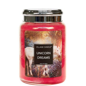 Unicorn Dreams Scented Village Candle Fantasy Fragrance